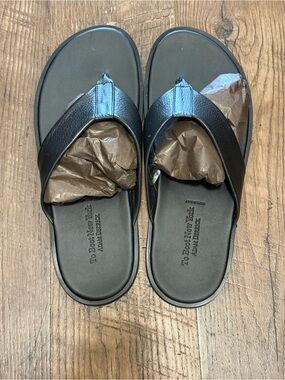 To Boot Black Montego Slide Sandals